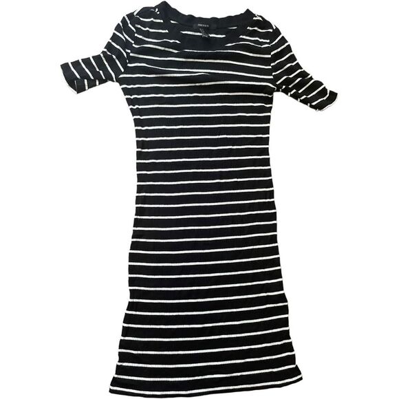 Forever 21 dress small midi dress stripe - Picture 3 of 5